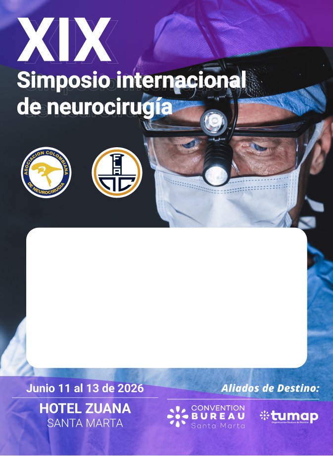 Escarapela XIX Simposio Internacional de Neurocirugía